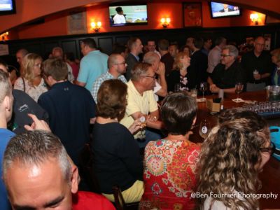 image of a guest bartender event to support junior achievement of delaware