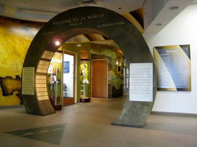 view inside JA of Delaware's main entrance